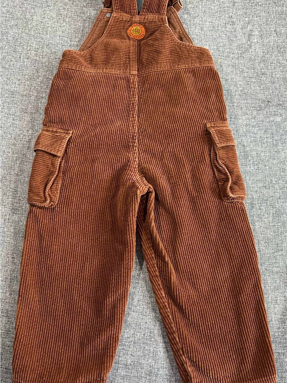 Vintage Disney Brown Corduroy Overalls Winnie the Pooh & Tigger Embroidery - Picture 8 of 10
